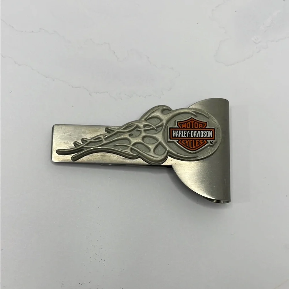 Harley-Davidson Silver Flame Money Clip